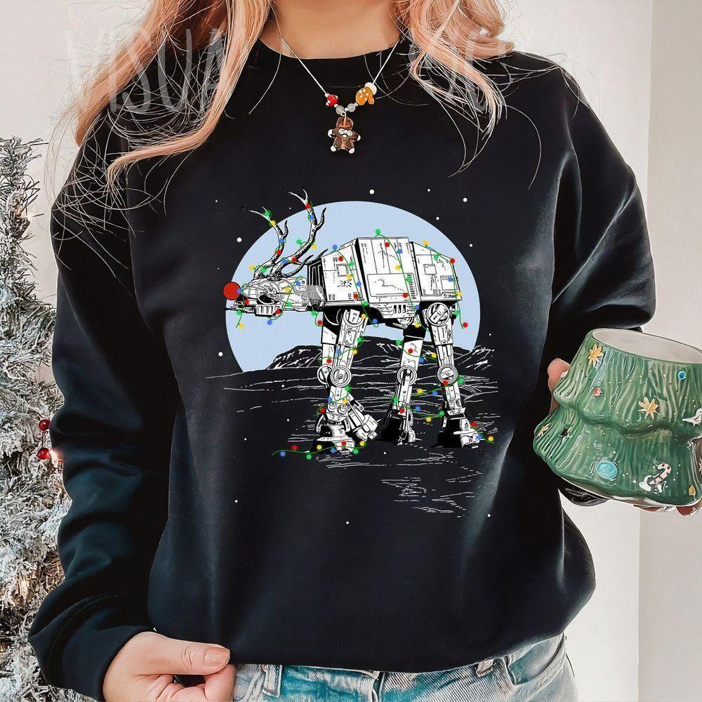 Rudolph Atat Walker Christmas Graphic Star Wars Vuitino Shirt